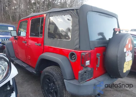 2018 Jeep Wrangler Jk Unlimited Sport 4X4 из США, поврежденный, VIN 1C4BJWDG9JL823977